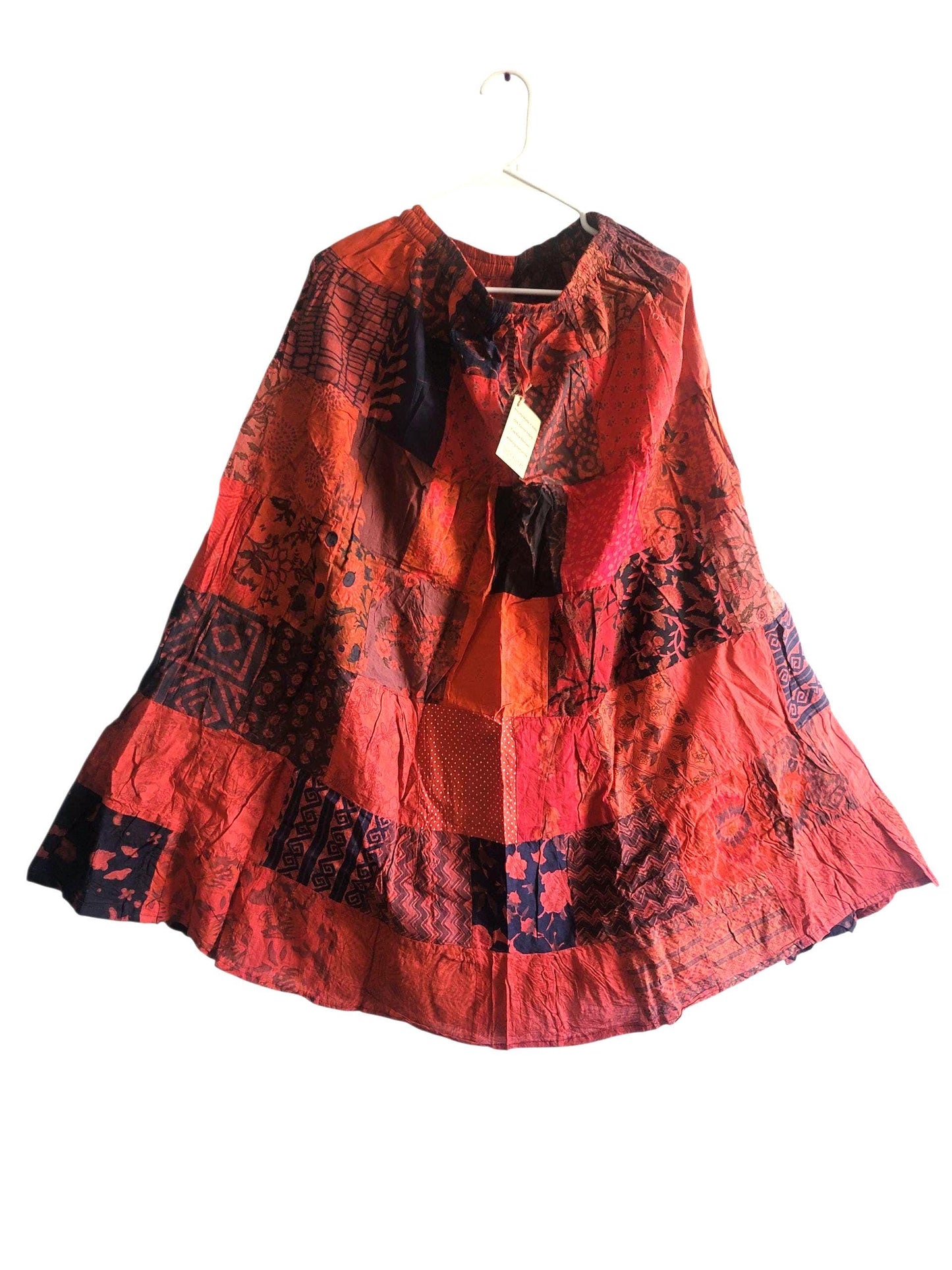 Boho Hippie Patchwork Cotton Free Size Skirts