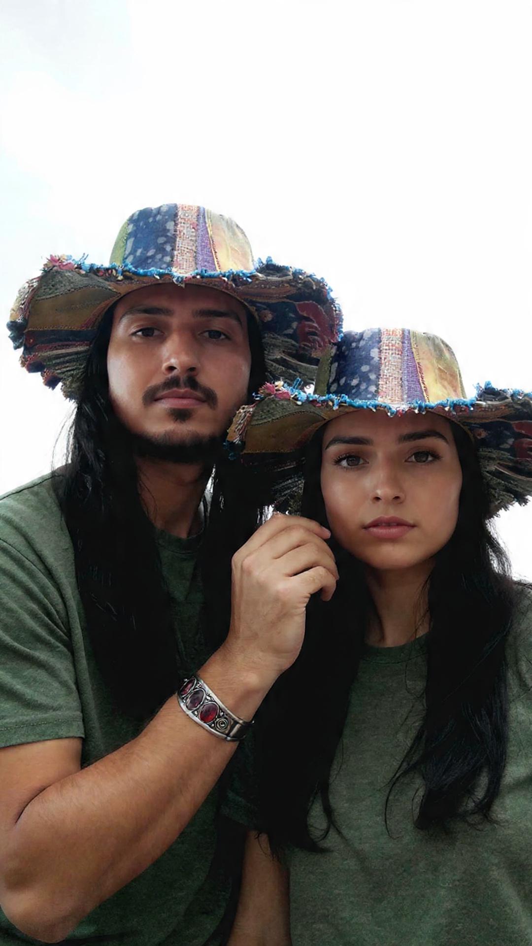 Handmade Hemp Patchwork Sun Hat: Unisex Hippie Style