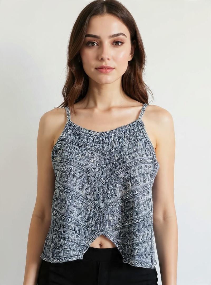Handcrafted 100% Viscose Boho Women Top, Free Size