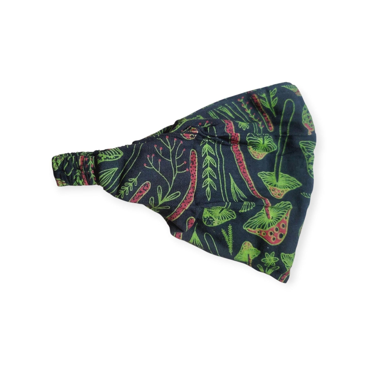 Handcraft Boho Hippie Mushroom Headbands, Cotton Hairbands, Mushroon Hair Bands, Bohemian style Hair Accessories