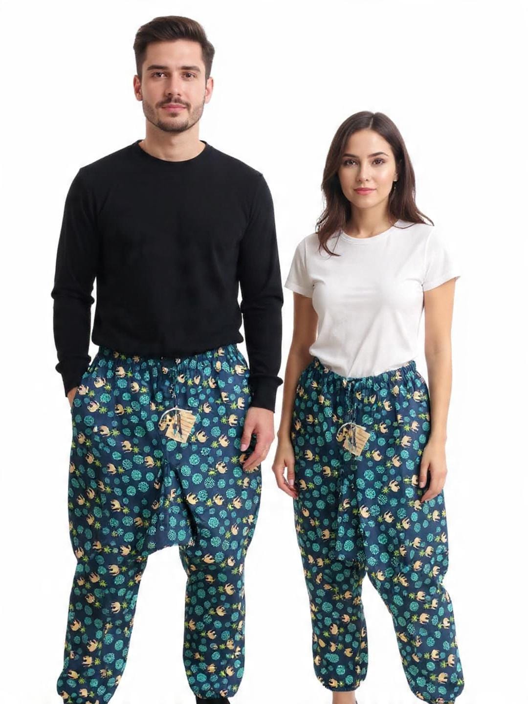 Rayon Harem Pants: Boho Hippie Style, Unisex Yoga Wear