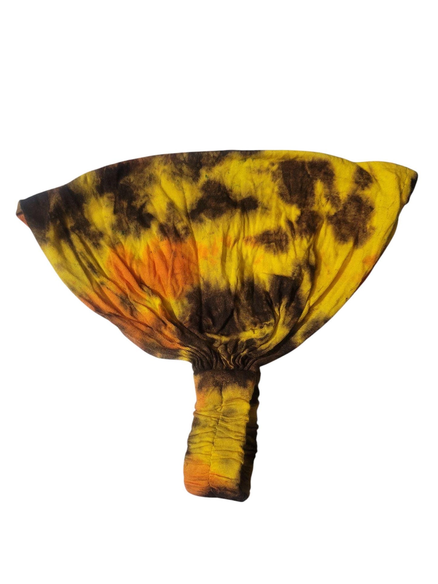 Handcrafted Tie Dye Cotton Headband: Vibrant Rainbow Boho Hippie Accessory