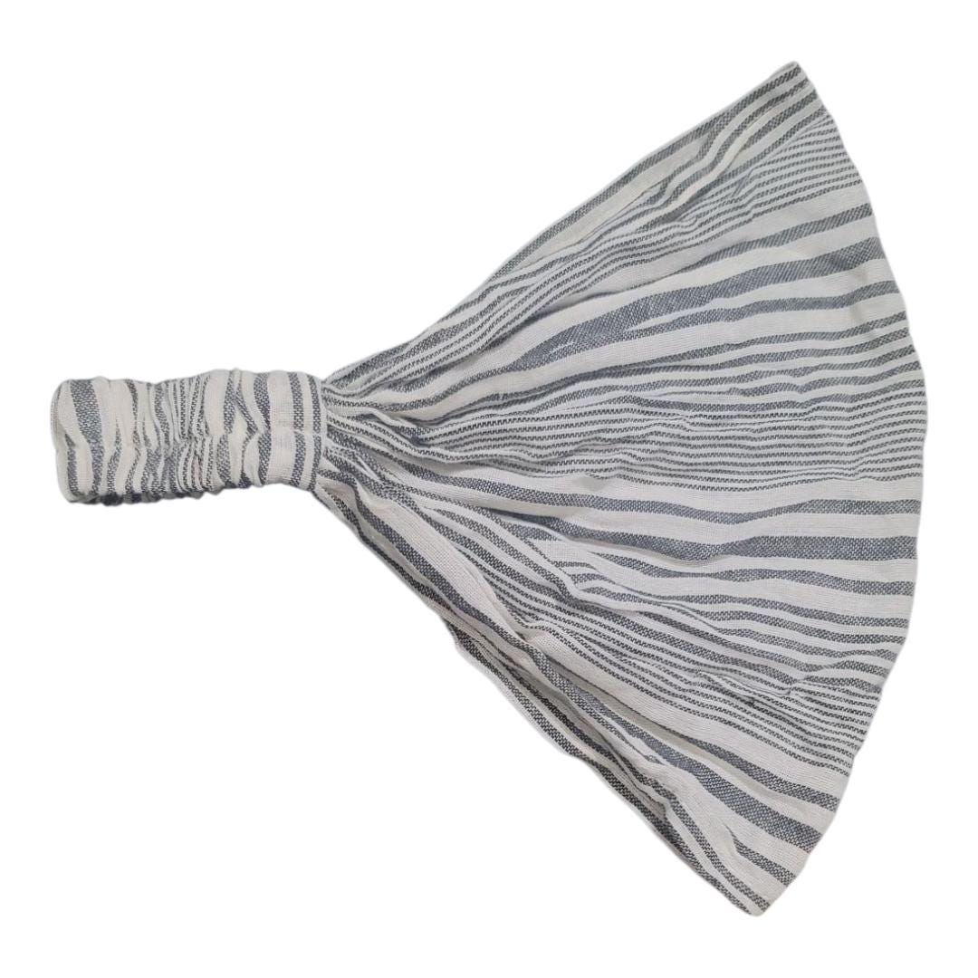 Boho Stripe Cotton Headband: Handcrafted Boho Hippie Style