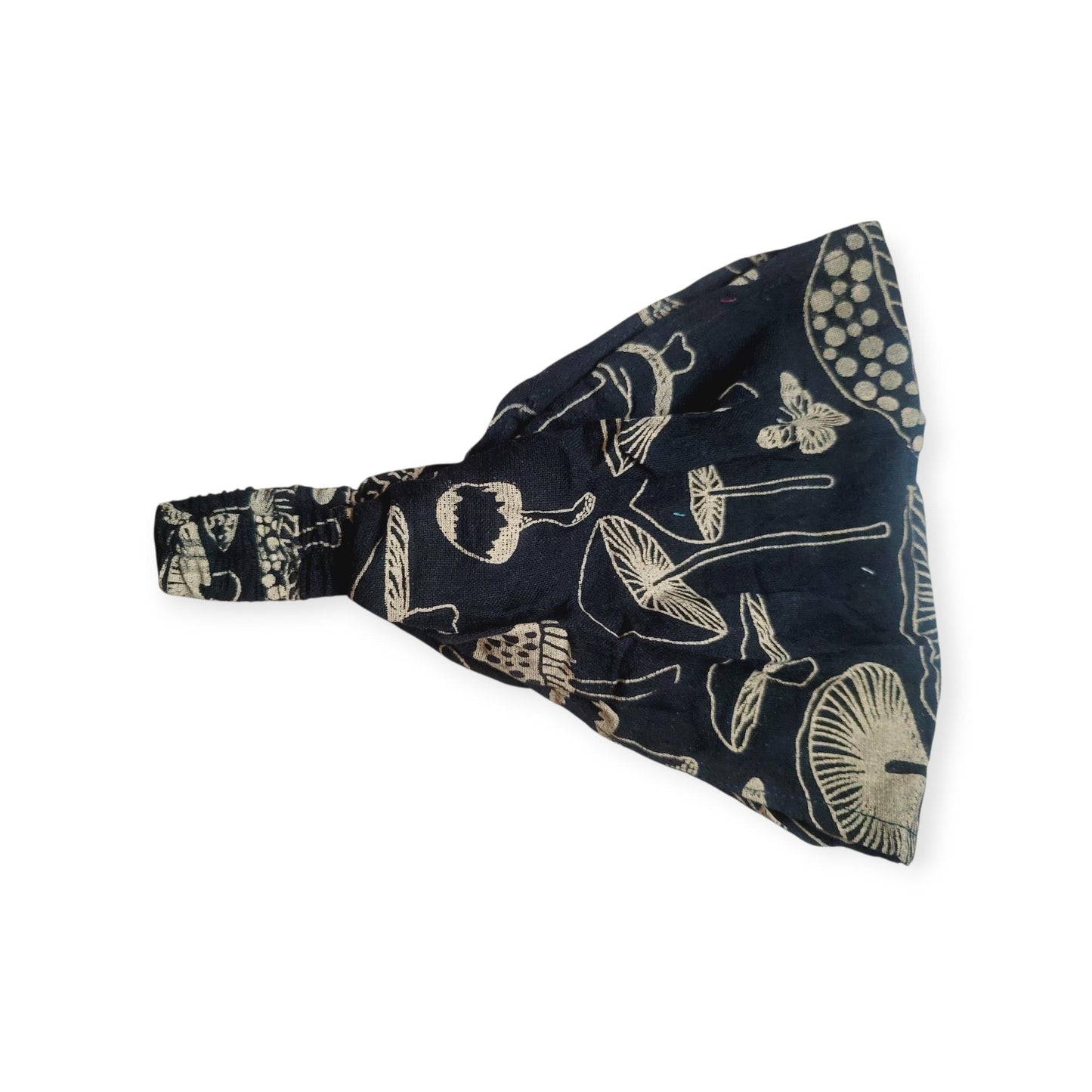 Handcraft Boho Hippie Mushroom Headbands, Cotton Hairbands, Mushroon Hair Bands, Bohemian style Hair Accessories