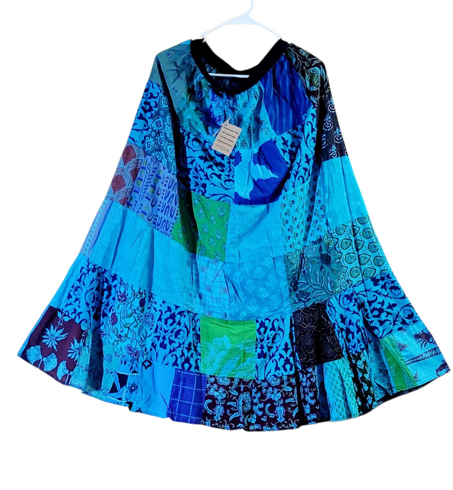 Boho Hippie Patchwork Cotton Free Size Skirts