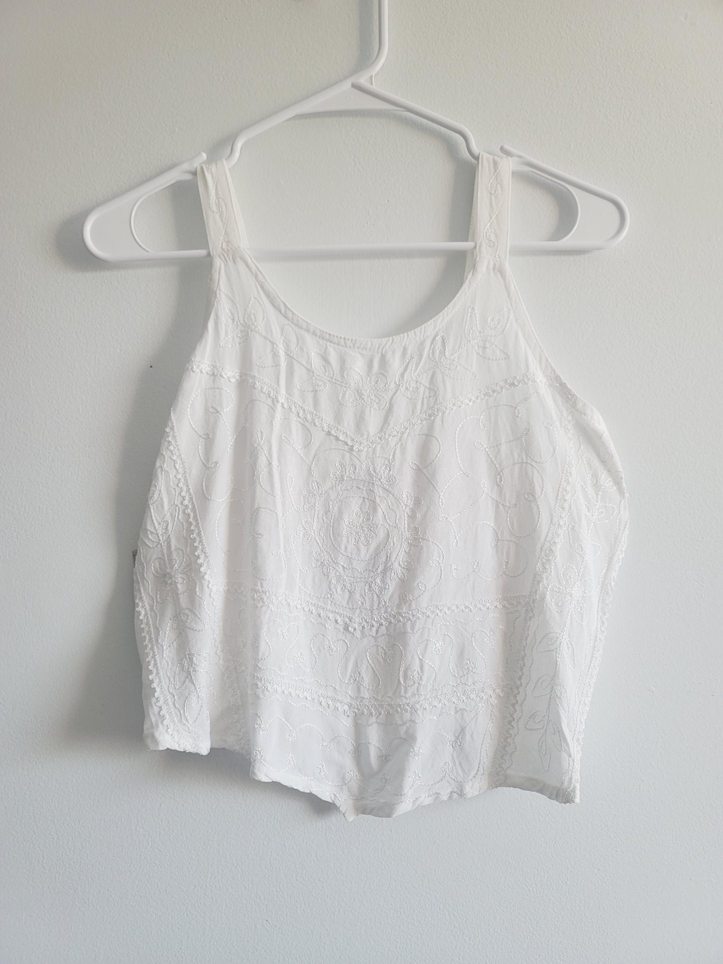 Boho Embroidered Viscose Women Top, Handcrafted, Bohemian Top