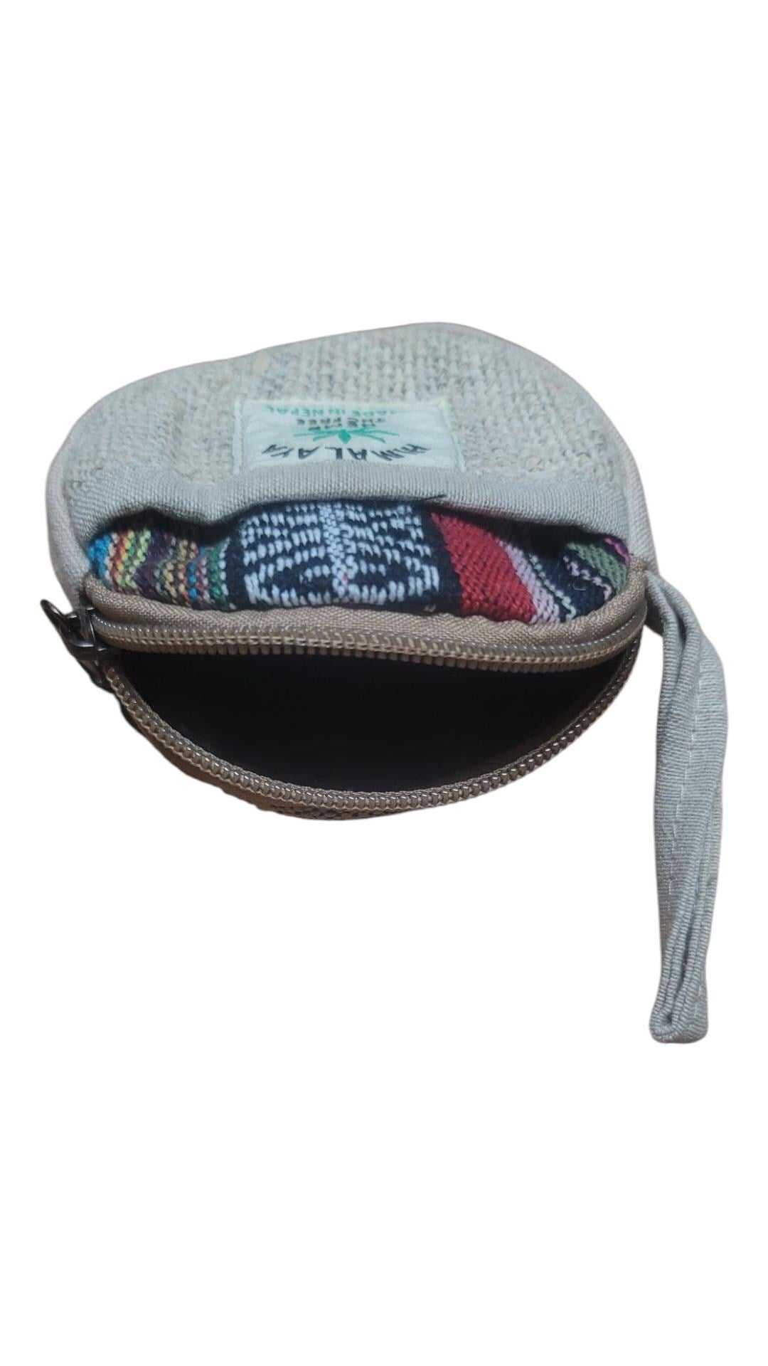 Handmade Hemp Coin Pouch: Eco Friendly Nepal Wallet