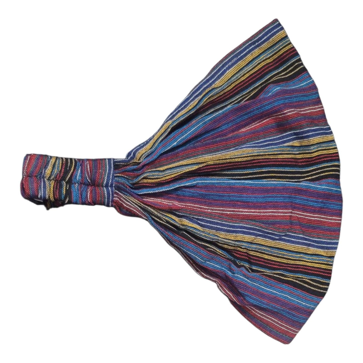 Boho Stripe Cotton Headband: Handcrafted Boho Hippie Style