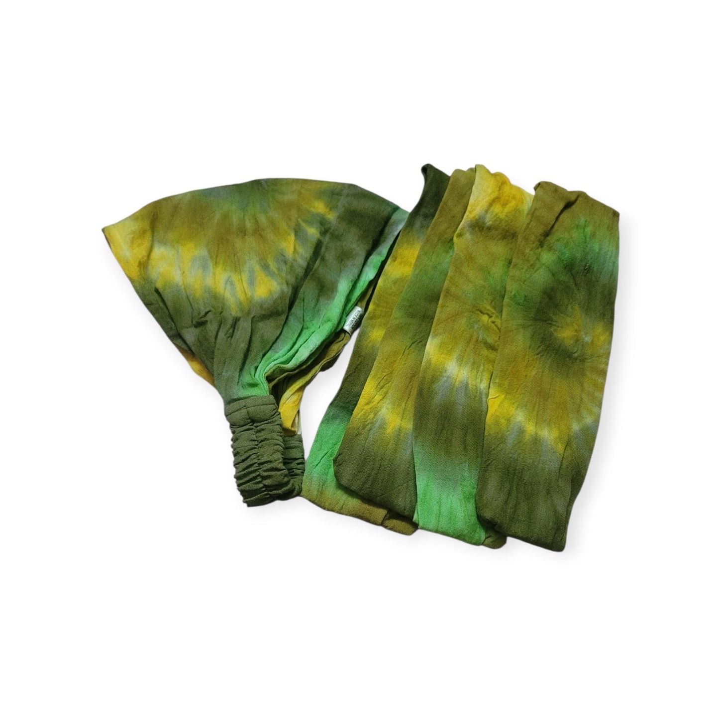 Tie Dye Cotton Headband: Vibrant Rainbow Boho Hippie Style