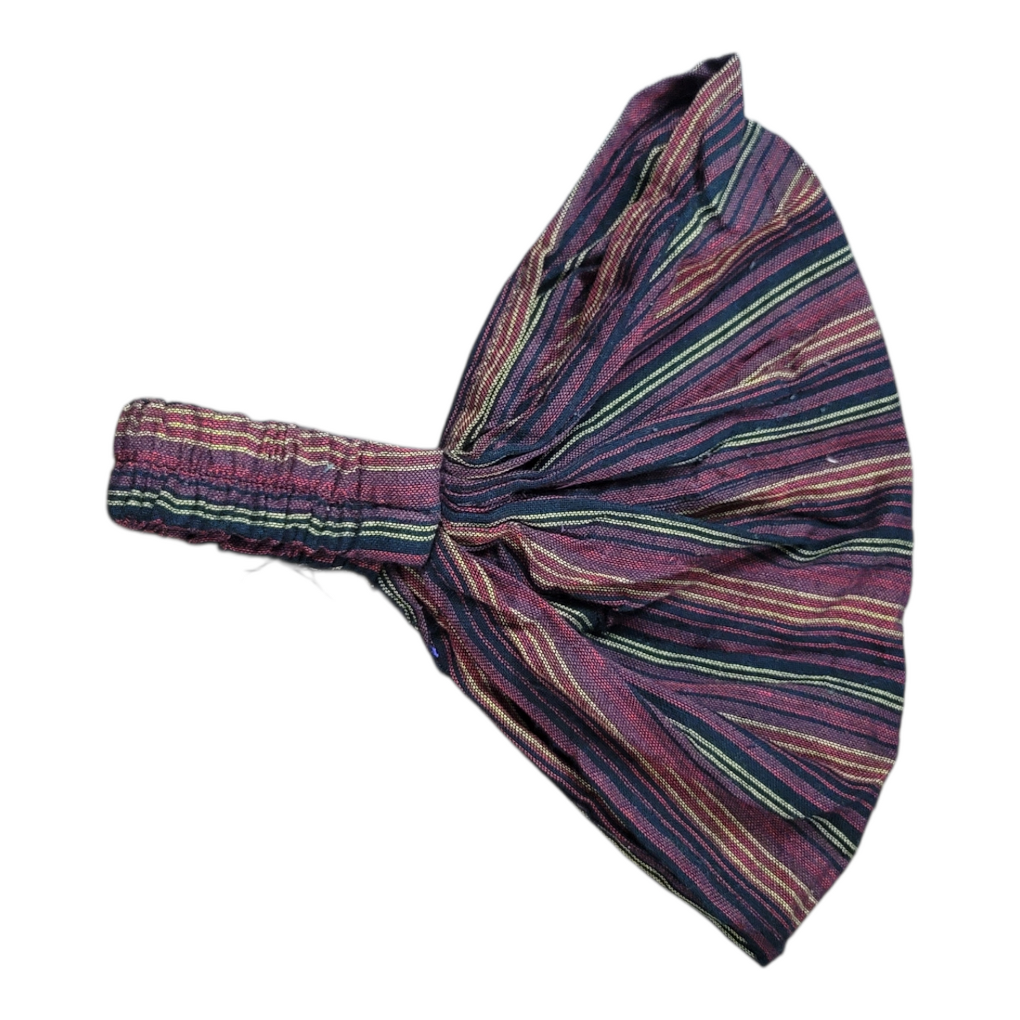 Boho Stripe Cotton Headband: Handcrafted Boho Hippie Style