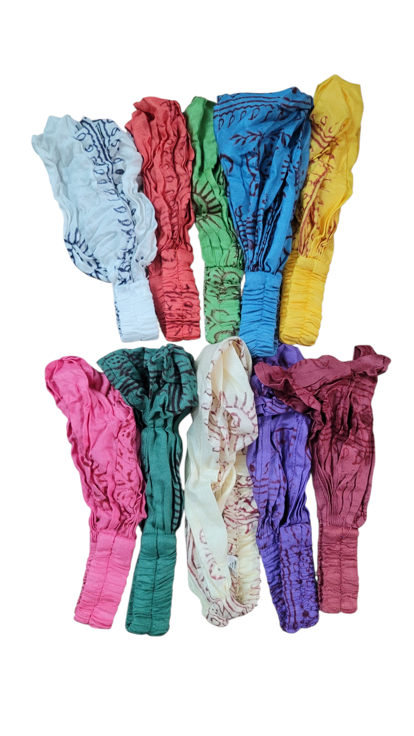 Handcrafted Rayon Printed Headband: Boho Hippie Accessory